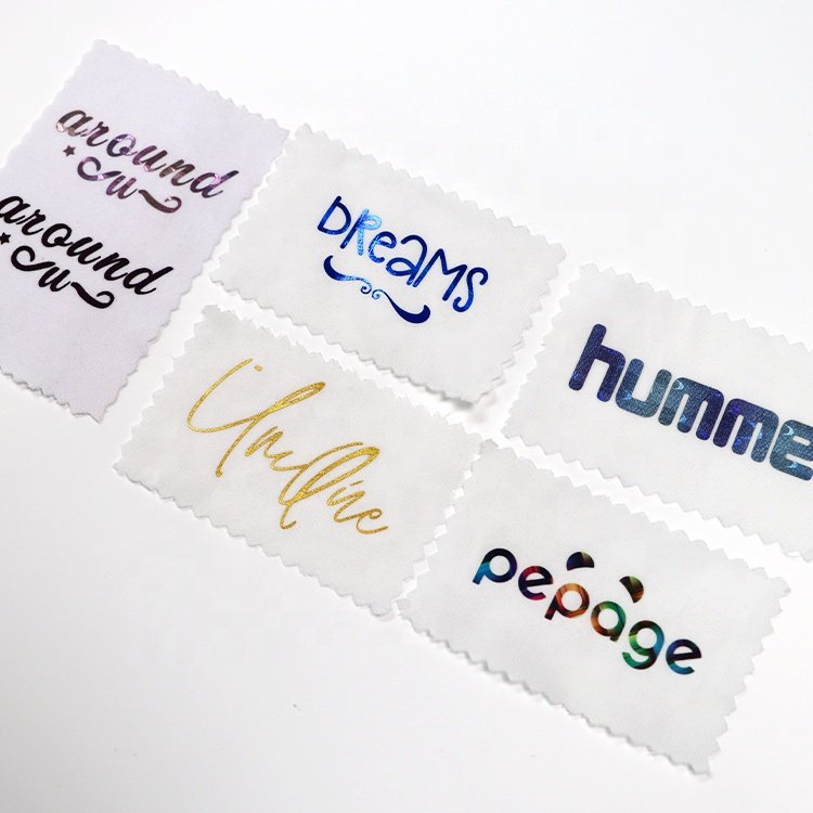 Custom logo design sticker patch rainbow colored t shirt 3d heat transfer printing tpu rubber logo silicone labels for clothing