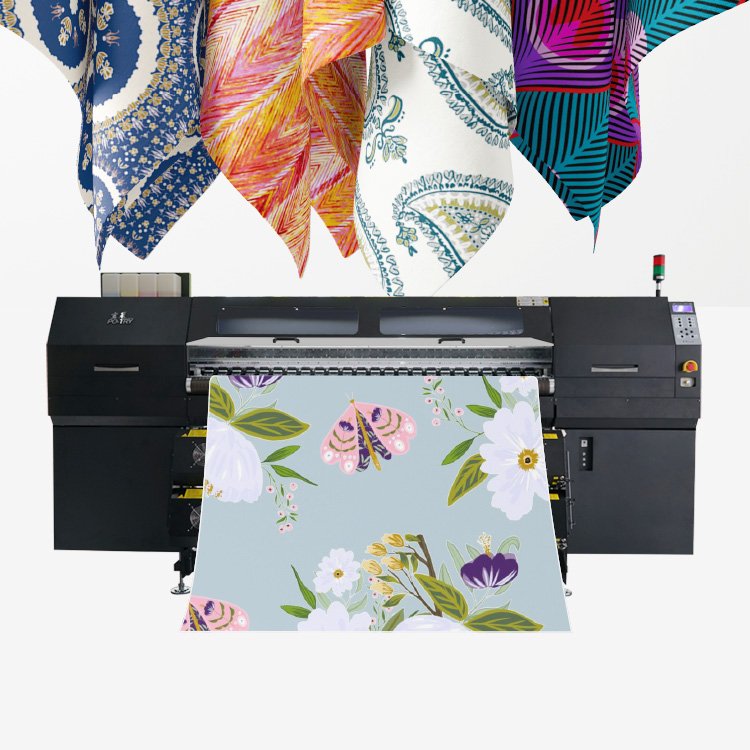 PO-TRY Easy To Operate 1900mm High-accuracy Textile Sublimation Heat Transfer Machine Printer