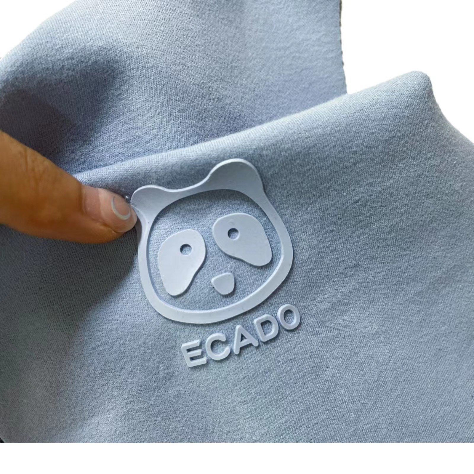 High quality personal custom logo 3d silicone heat transfer printing label patch for shirts
