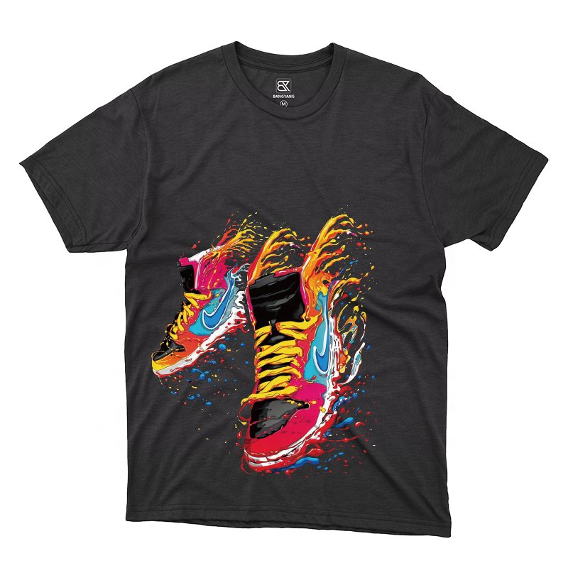 Popular Design High quality heat transfer sticker transfer printing Brand design custom transfers dtf stickers for t-shirts