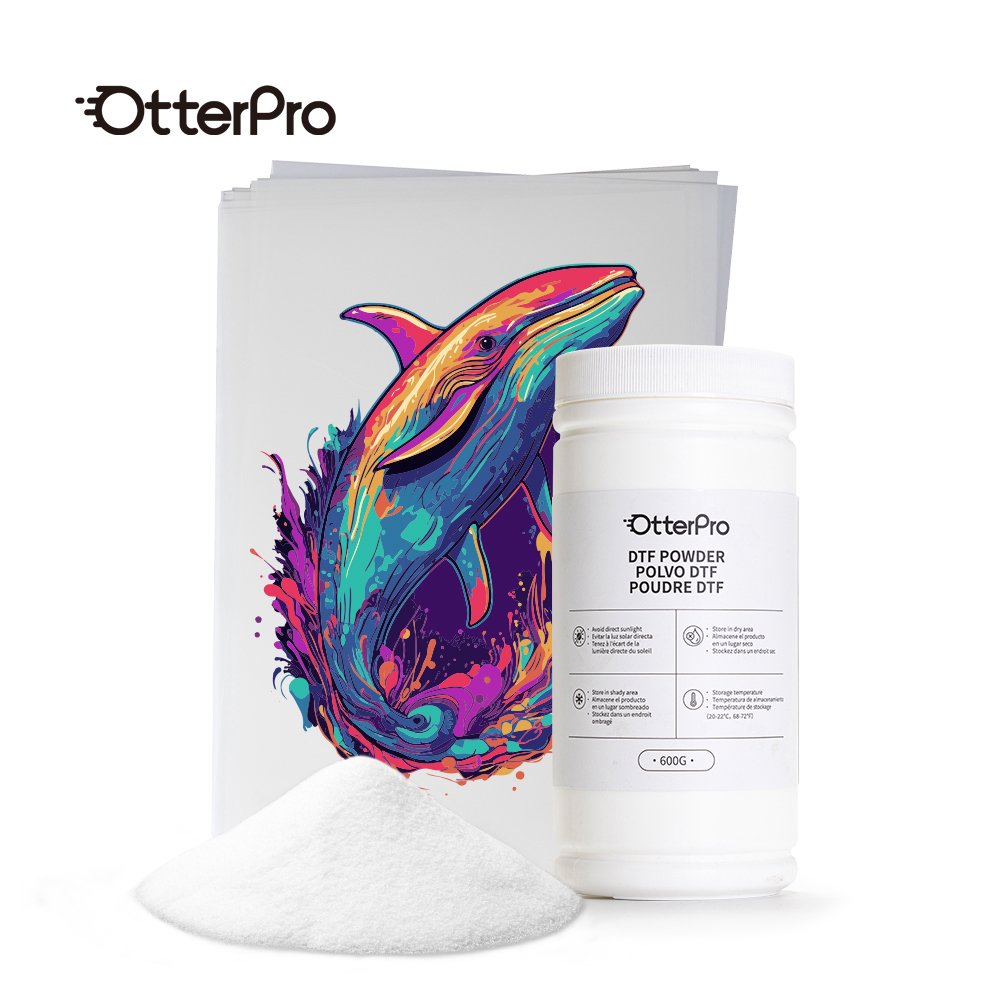 OtterPro Higer Quality DTF Hot Melt White DTF Powder TPU Adhesive For DTF T- shirt Heat Transfer Printing