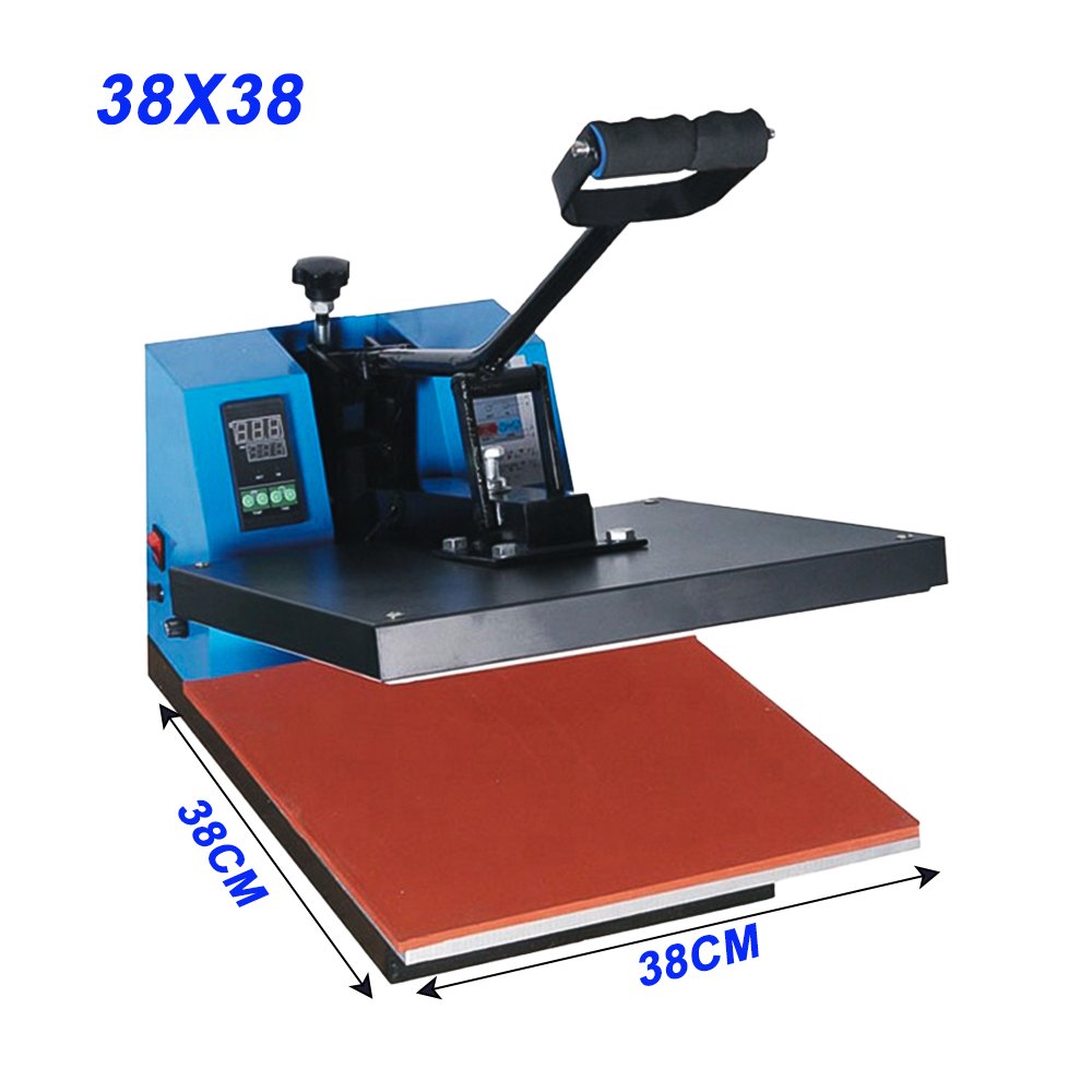 CE 38X38 High Pressure Sublimation Printing Manual Heat Press Transfer Machine For T-Shirt & Flat Product