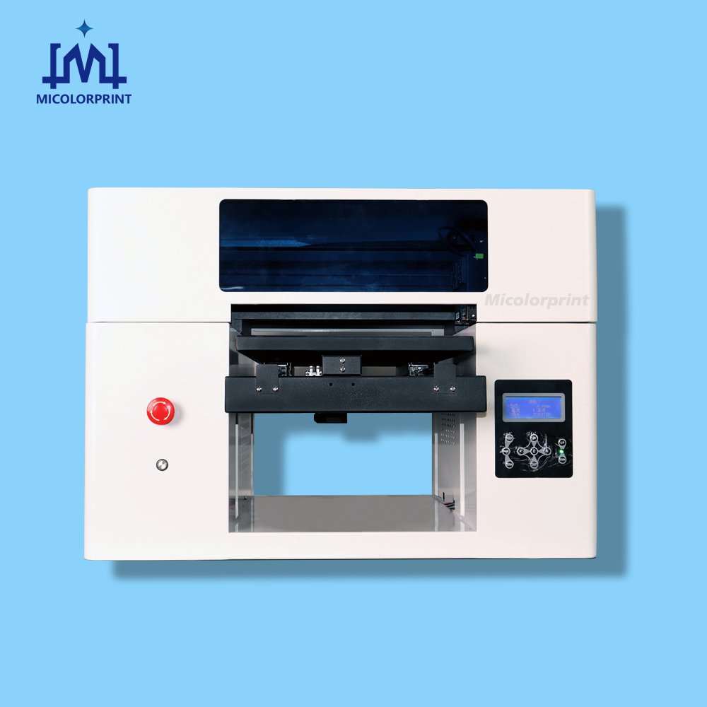 Hot Sale A3 Size Two Heads CMYK White Desktop Direct T Shirt Printing Machine For Custom Garment