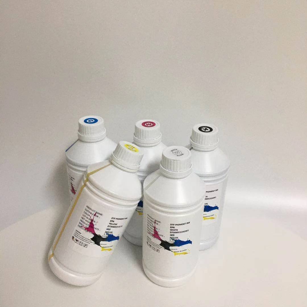 2024 New PET Film Transfer PET Pigment Ink DTF Ink For Epson 4720 XP600 TX800 Print head For Leather T-shi Advertising Bannerrt