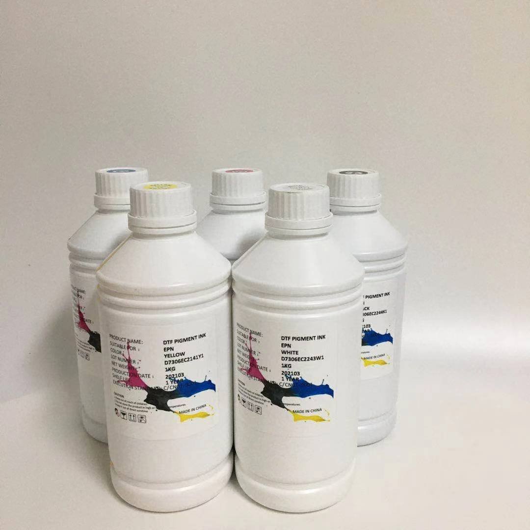 2024 New PET Film Transfer PET Pigment Ink DTF Ink For Epson 4720 XP600 TX800 Print head For Leather T-shi Advertising Bannerrt