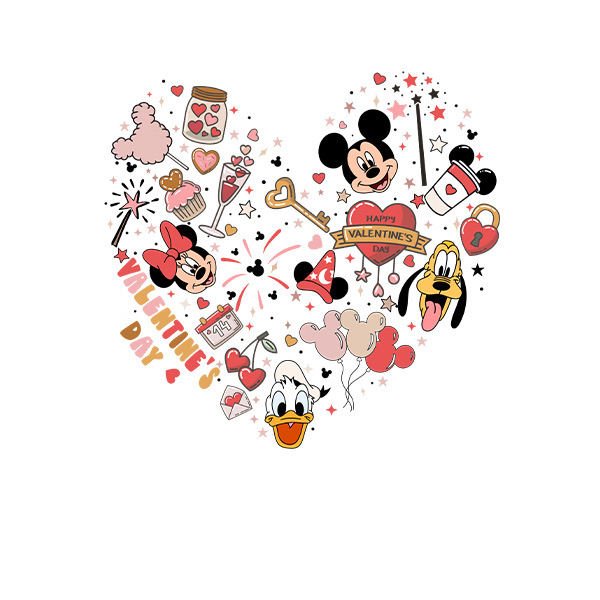 Mickey Mouse Stickers Patches on Heat Transfer Patch Decals for T Shirt Clothing Backpack Pillow Covers DTF Printing for Garment