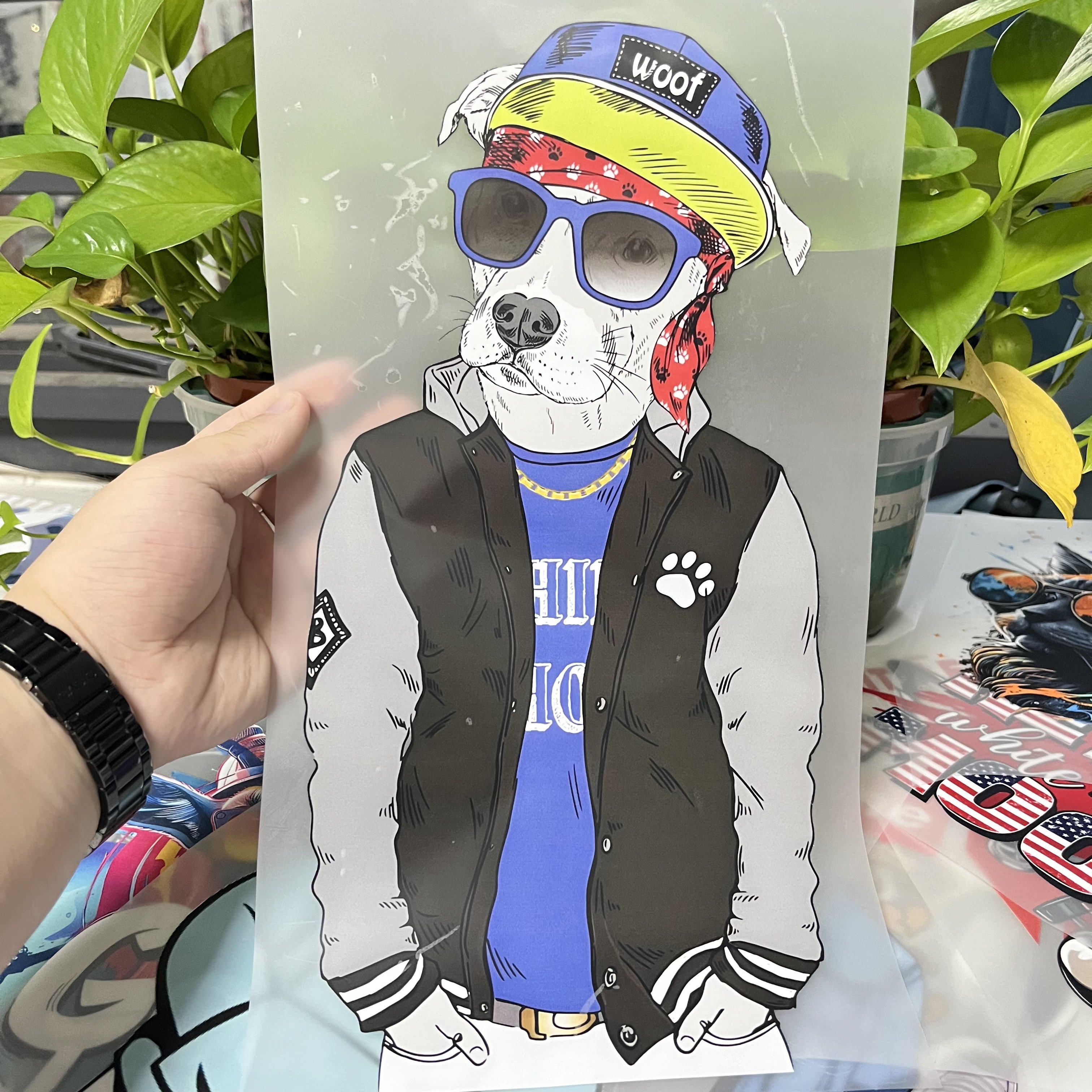 Hot Sale Custom Plastisol Ink PET Vinyl Material for Heat Transfer Printing Ready to Press Iron-On Designs for Clothes
