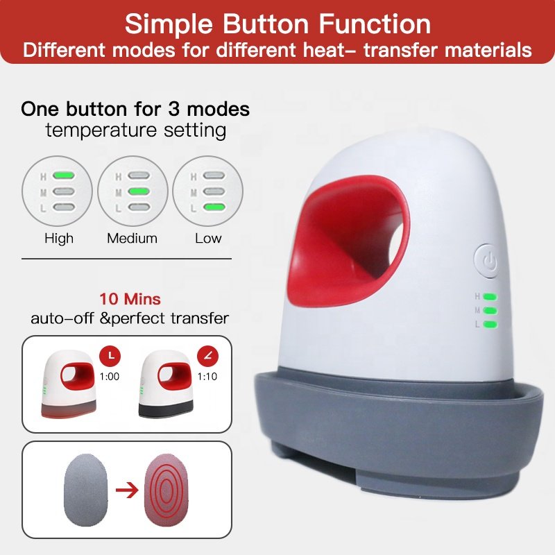 Small Mini Handheld Heat Transfer Printing Machine Hot Stamping Machine Customizable Voltage And Plug