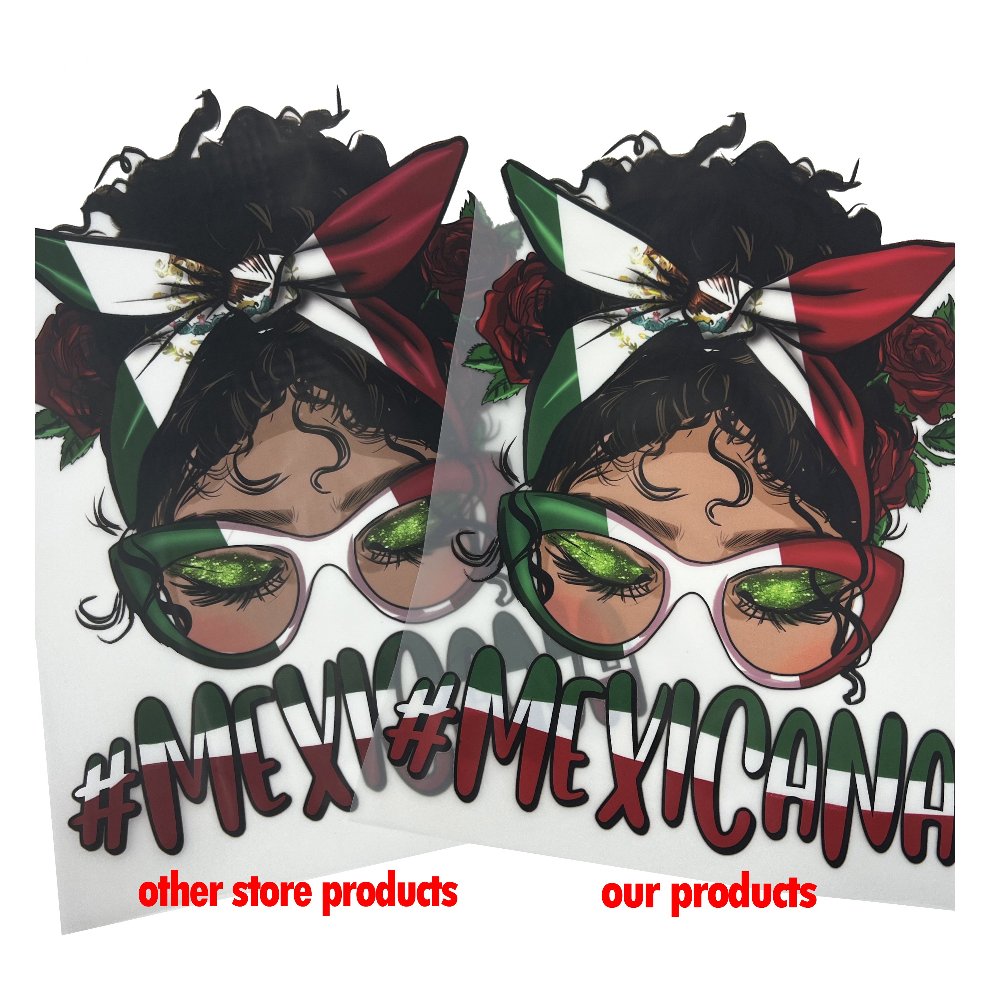 Yunshang custom Size Hot Sale PET DTF Transfers Screen Vinyl Heat Transfer Printing for t-shirt