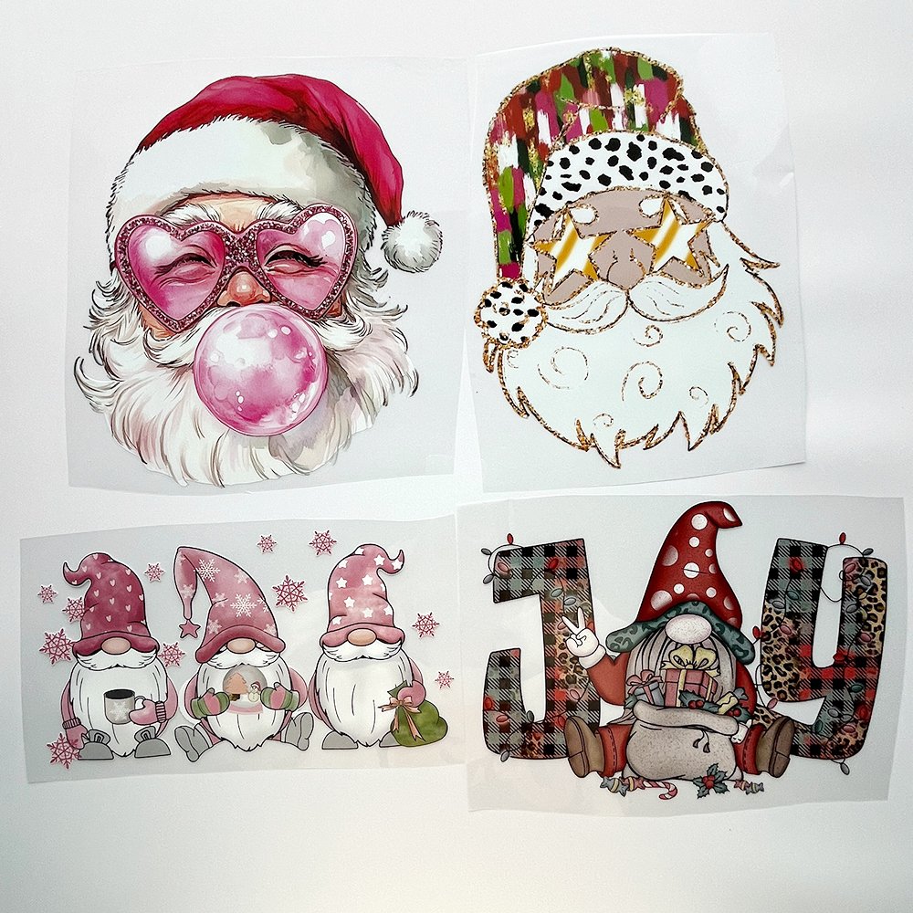 sewill Customization dtf transfers designs ready to press Christmas cartoon dtf heat transfers for t-shirts