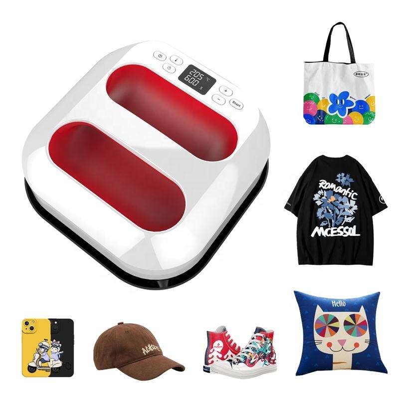 DMSC1 Multifunction Popular Mini Handheld Portable Heat Press Machine for T-shirt Transfer Printing Sublimation