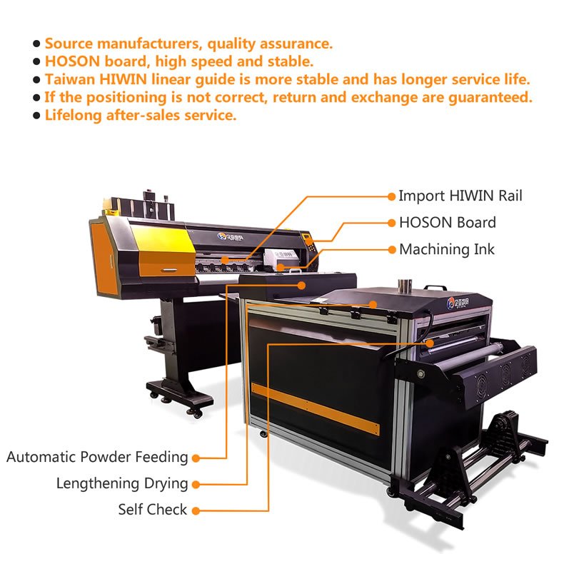 Impresora DTF Manufacturing Plant New Arrival High Quality Precision Printer White Ink Transfer Printing for T Shirts