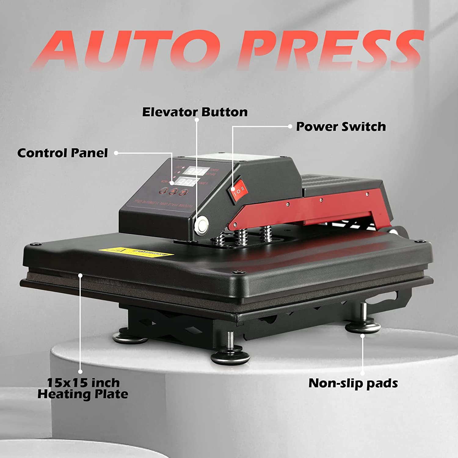 Erasmart Factory Price New model automatic electric Heat Press Machines Work with DTF Printing for T Shirt Clothes Transfer