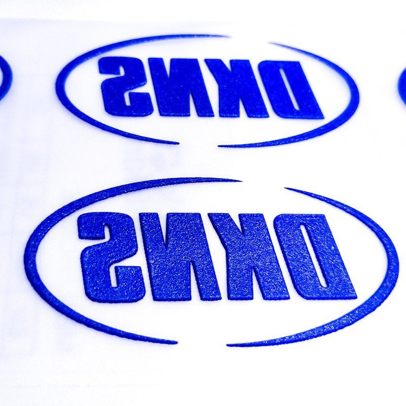 Fashion Design Custom Thick Brick PU Vinyl 3D Silicone Heat Transfer Sticker Printing Puff Htv Vinyl for Garment