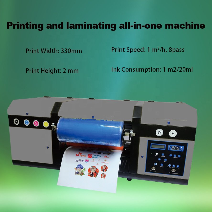 ZUNSUNJET digital a3 New Dual Xp600 Printheads uvdtf Dtf Uv dtf transfer sticker roll to roll impresora Printer printing machine