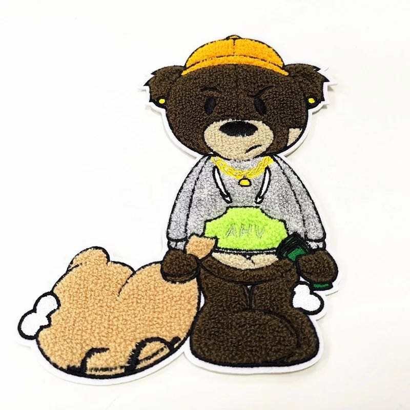 2025 new style High quality good price custom Glitter Heat Transfer printing label logo stickers iron on clothes
