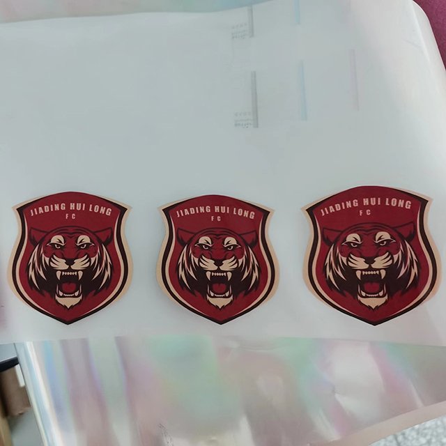 XinHeng 3D Silicone Heat Transfer Film Printing Label for Clothing Heat Transfers Sticker