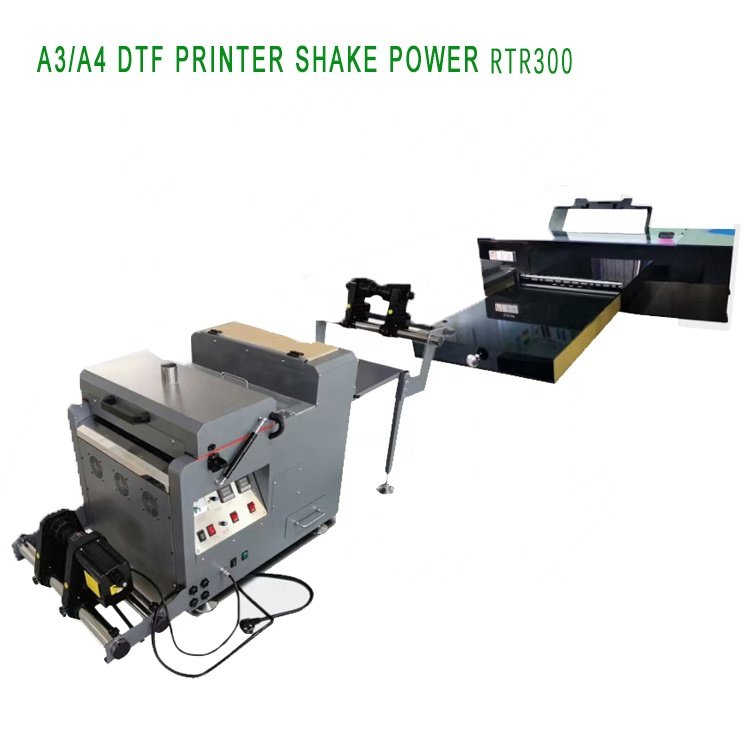 Automatic Durable Printer Heat Transfer Printing Digital Printer A3 White Ink Powder Shaking Printer