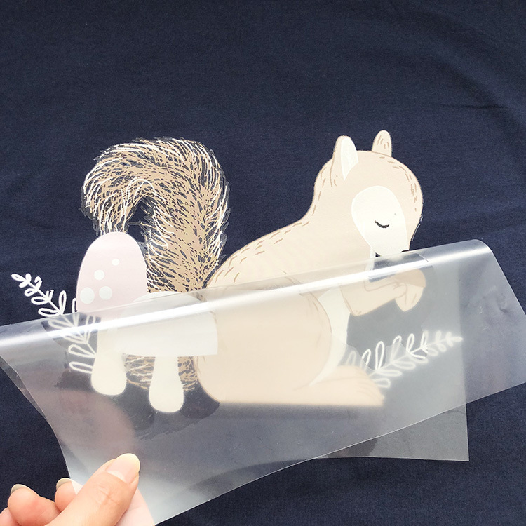 Wholesale custom DTF printable designs press sticker logo plastisol customized vinyl iron on heat transfer printing on clothing