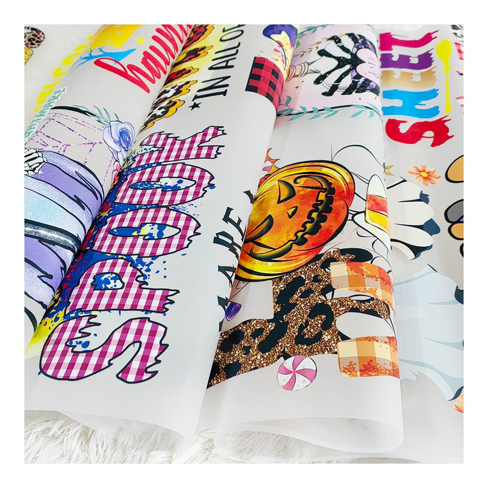2024 Halloween Custom Heat Transfer Printing Designs Ready to Press DTF Transfers for T-Shirts Garments