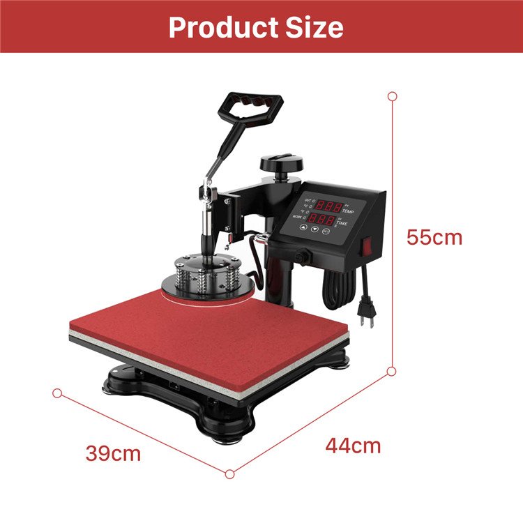 Heat Transfer Machine 8 in 1 combo Heat Transfer Printing for Hat Tshirt Plate Mug heat press machines