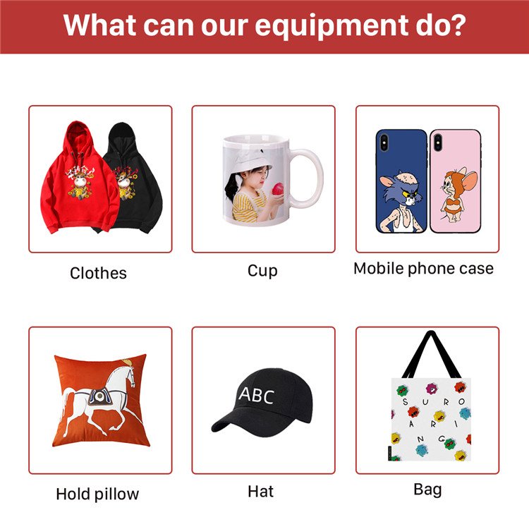 Heat Transfer Machine 8 in 1 combo Heat Transfer Printing for Hat Tshirt Plate Mug heat press machines