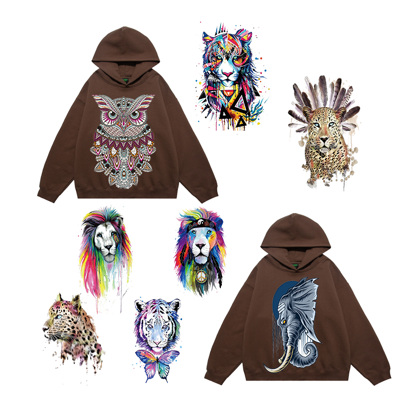 Quanzhou factory processing custom dtf transfers for t shirts uv dtf sticker heat transfer prints