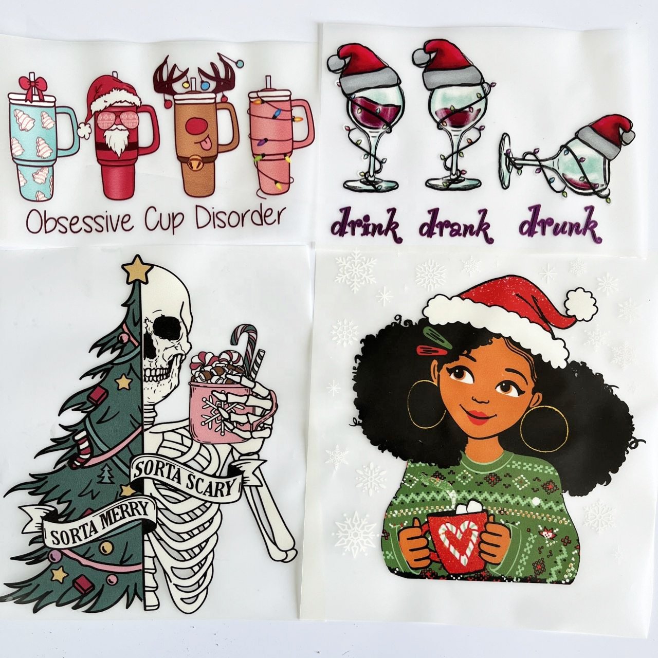 Manufacture low MOQ woman's custom shirts with logo vinyl dtf transfers printing plastisol Heat Transfer Printing For Garment