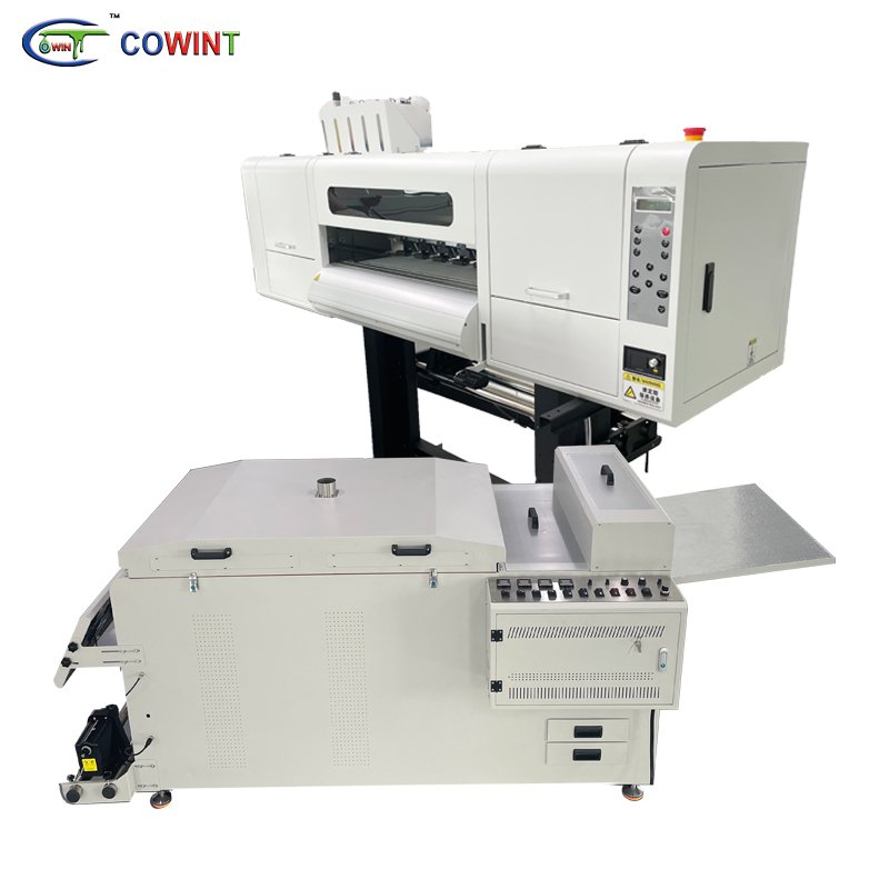 Hot Selling Cowint Dtf Printer Printing Machine For Tshirt 60Cm inkjet Printer T-Shirt Printing Machine 2 Epson Print Head