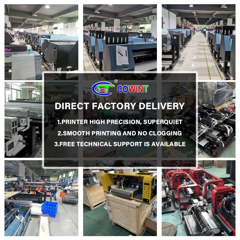 Hot Selling Cowint Dtf Printer Printing Machine For Tshirt 60Cm inkjet Printer T-Shirt Printing Machine 2 Epson Print Head