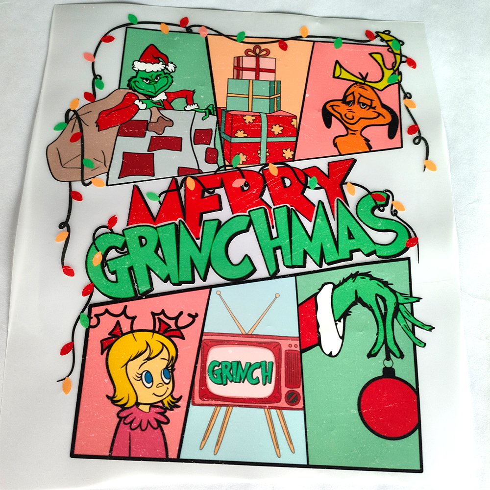 Custom dtf transfers christmas stickers DTF heat transfer designs ready to press screen print dtf heat transfers for clothes