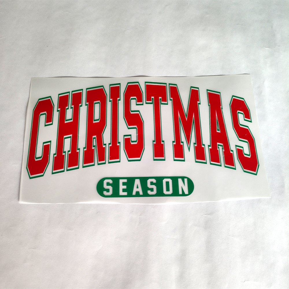 Custom dtf transfers christmas stickers DTF heat transfer designs ready to press screen print dtf heat transfers for clothes