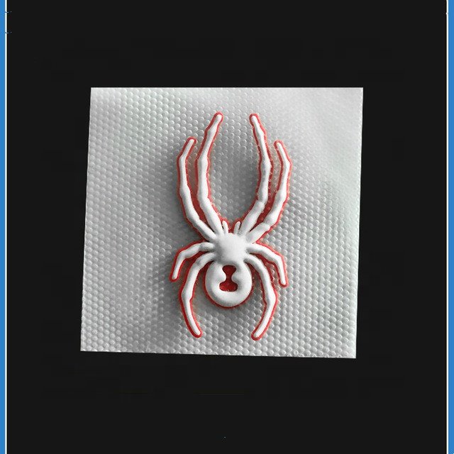 Custom Heat Press Label 3D Colorful Embossed Brand Design Thick Silicone Rubber Heat Transfer Printing Stickers for Garments