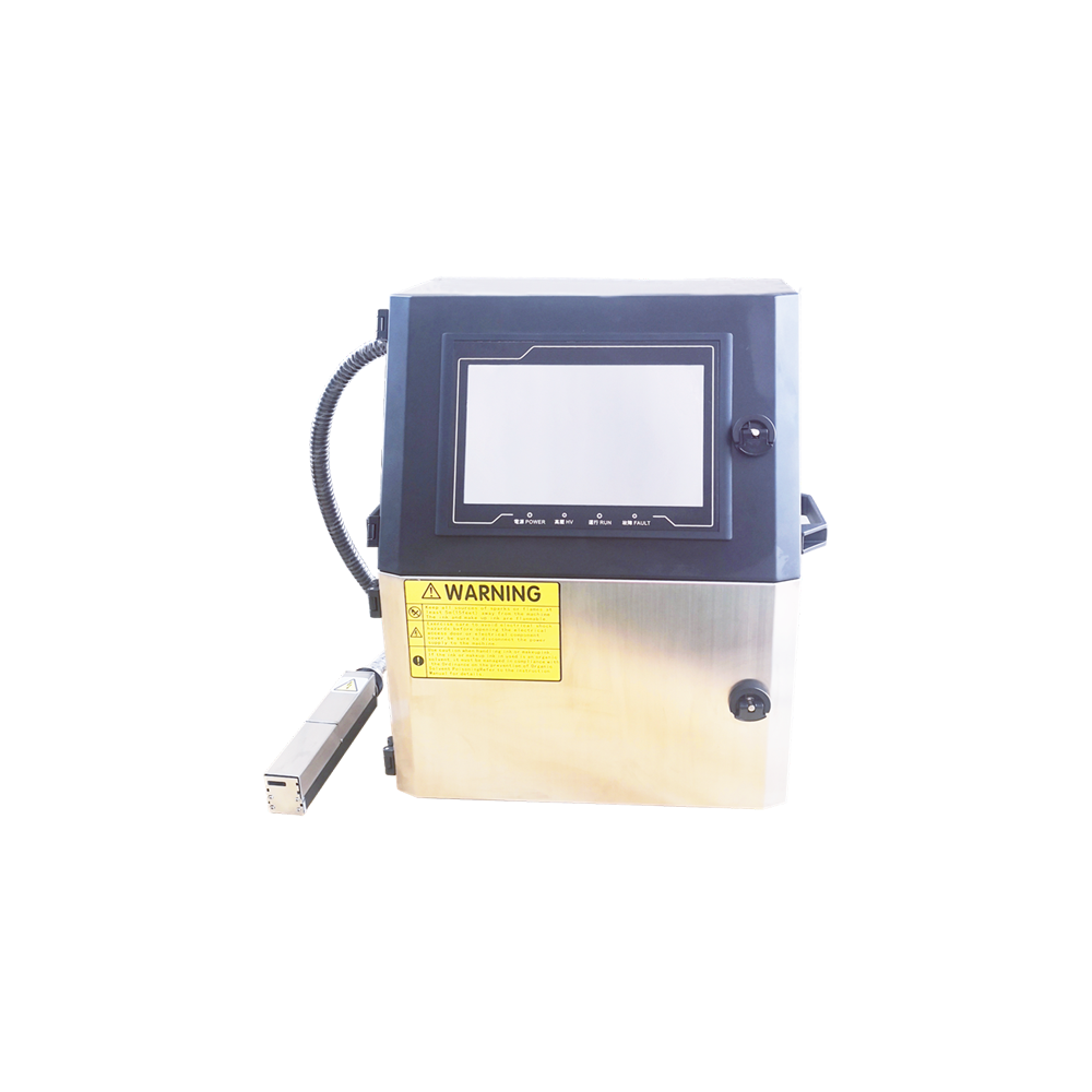 Automatic Industrial CIJ Inkjet Printer QR Code Batch Number Printing Machine 1 Year Warranty