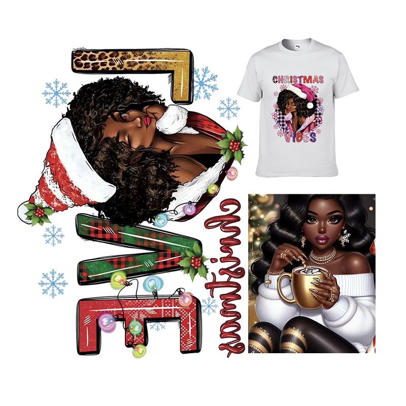 Custom Dtf Heat Transfer Prints Press Sticker Durable Fastness Vinyl Designs DTF Thermal Transfer Sticker For T-Shirt