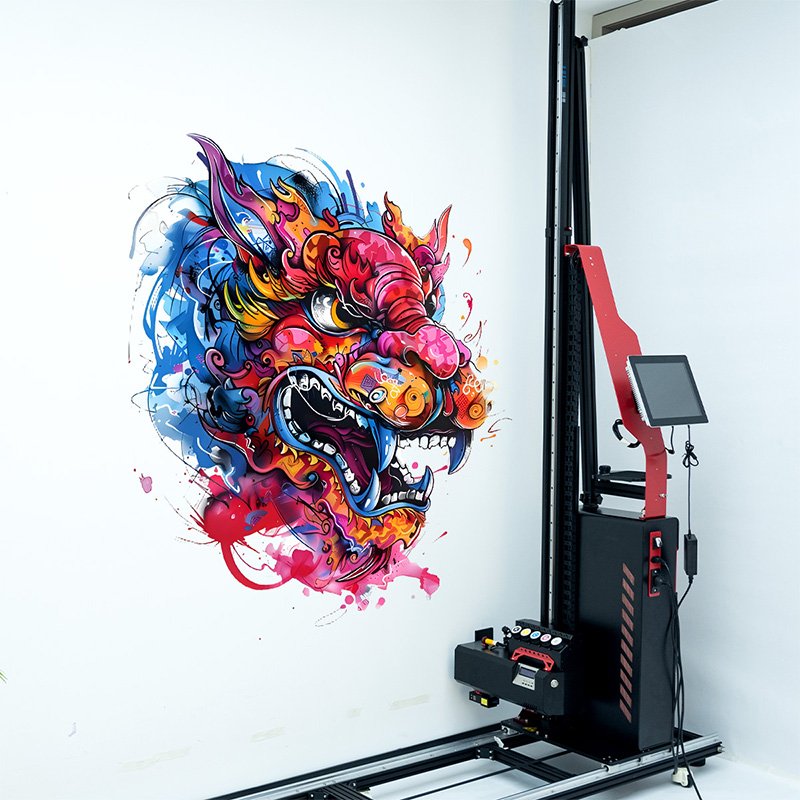 Vertical Mural Wall Printer Wall Inkjet Printer For Culture Wall Printing Machine