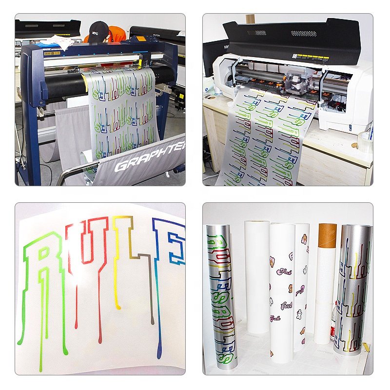 Yunshang Iron On Cute Heat Transfer Printing Heat Transfer Vinyl Stickers Thermal Press For Clothing DIY Tshirt Applique