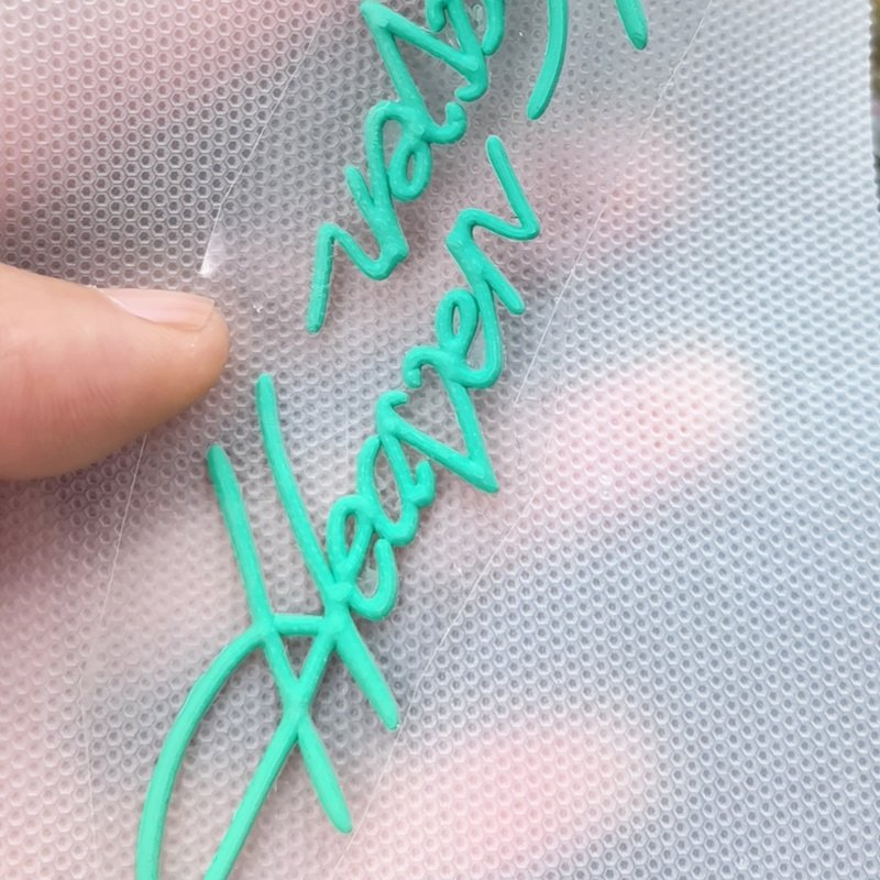 Promotion Silicone Bottle Label 3d Color Garment Tshirt Silicone-heat-transfer-label Silicon Rubber Heat Transfer For Clothing