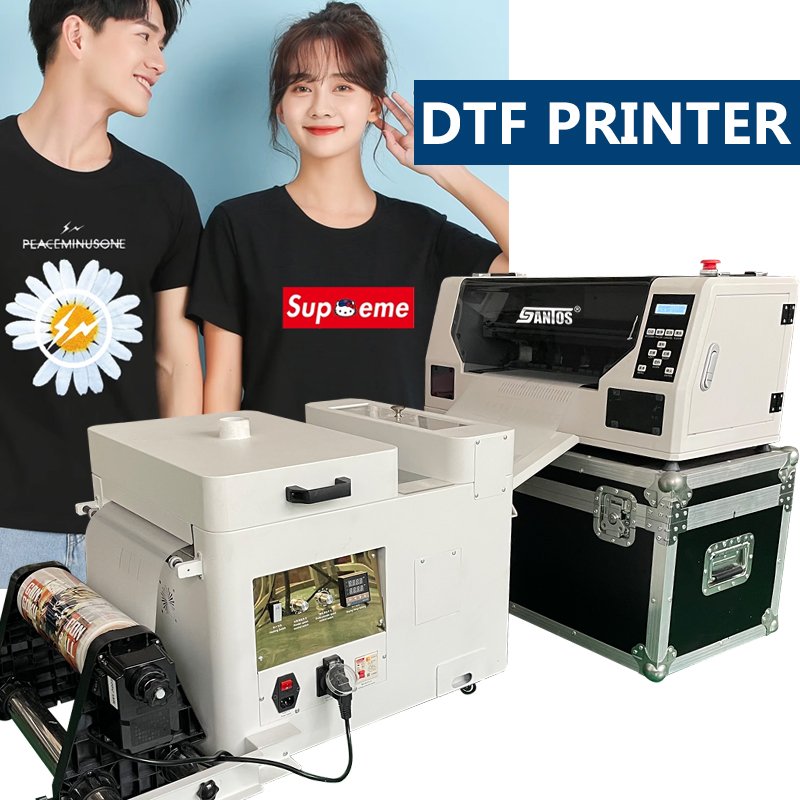 Ink Jet Dual Xp600 A3 Dtf Printer 30 32 Cm Direct Transfer Film Printer T-Shirt