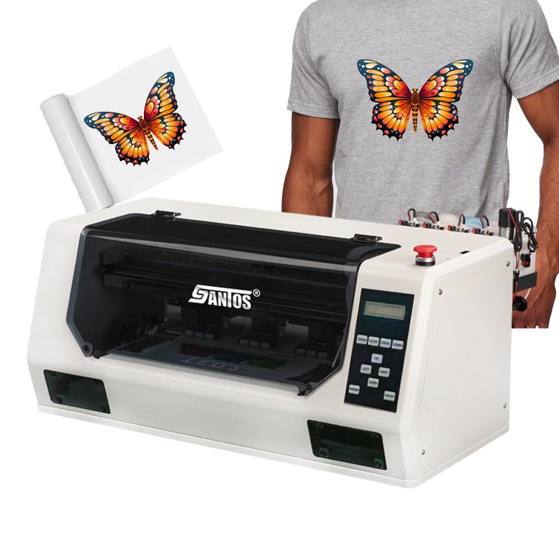 Ink Jet Dual Xp600 A3 Dtf Printer 30 32 Cm Direct Transfer Film Printer T-Shirt