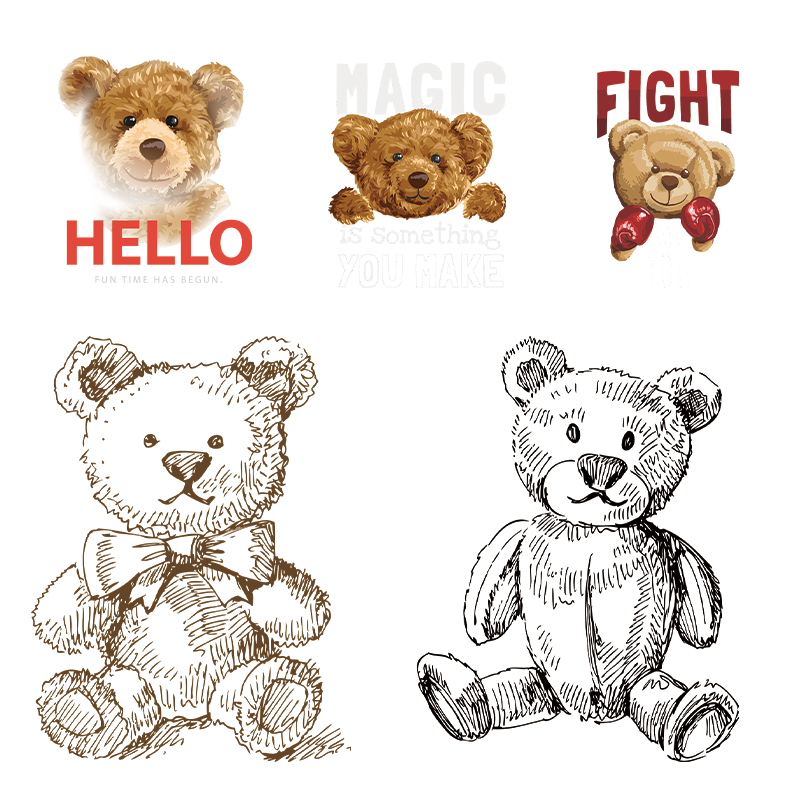 Customization High quality heat transfer sticker Heat Transfer Designs heat transfer pet film for t shirt dtf printing