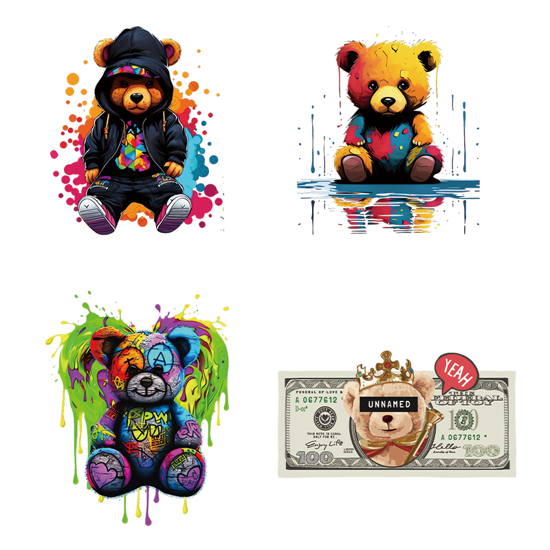 Customization High quality heat transfer sticker Heat Transfer Designs heat transfer pet film for t shirt dtf printing