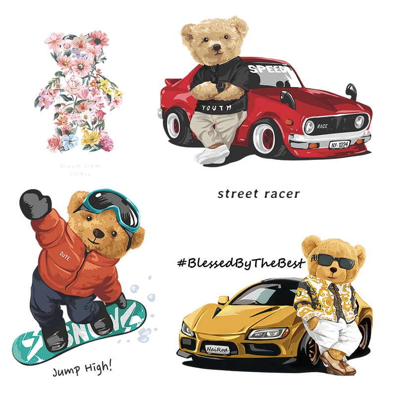 Customization High quality heat transfer sticker Heat Transfer Designs heat transfer pet film for t shirt dtf printing