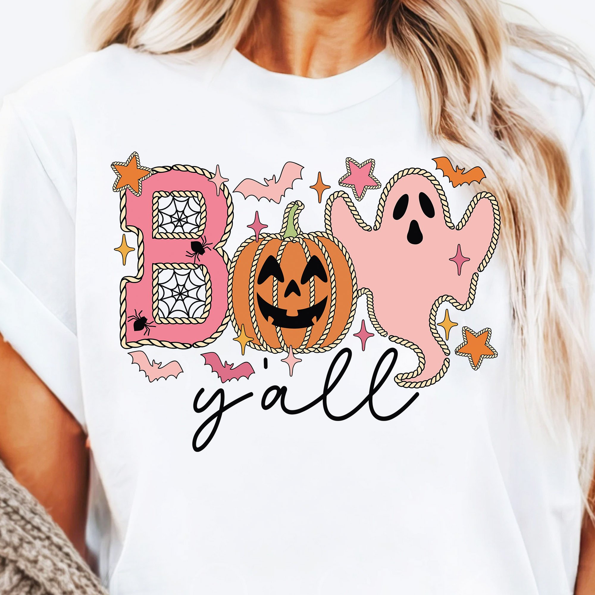 NO MOQ Custom coquette halloween DTF Print T Shirt Heat Transfer Gang Sheet screen dtf Print Heat Transfer Design For Clothes