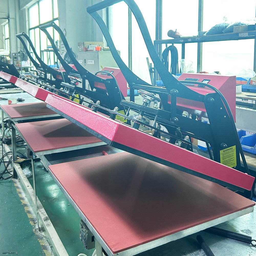 Manual large format sublimation digital printing machine 60x80cm 60x100cm 70x100cm heat transfer printing big heat press machine