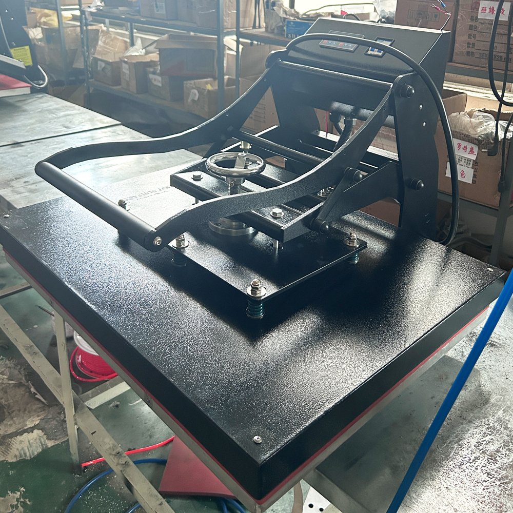 Manual large format sublimation digital printing machine 60x80cm 60x100cm 70x100cm heat transfer printing big heat press machine