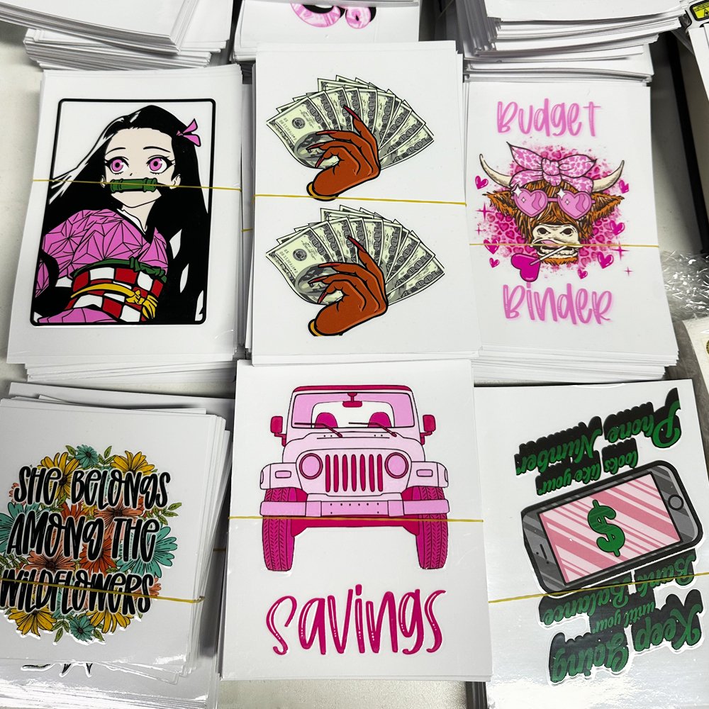 Hot Selling 16 OZ Libby Mug Sticker Label UVDTF Cup Wrap Transfers Transfer Wholesale Printing