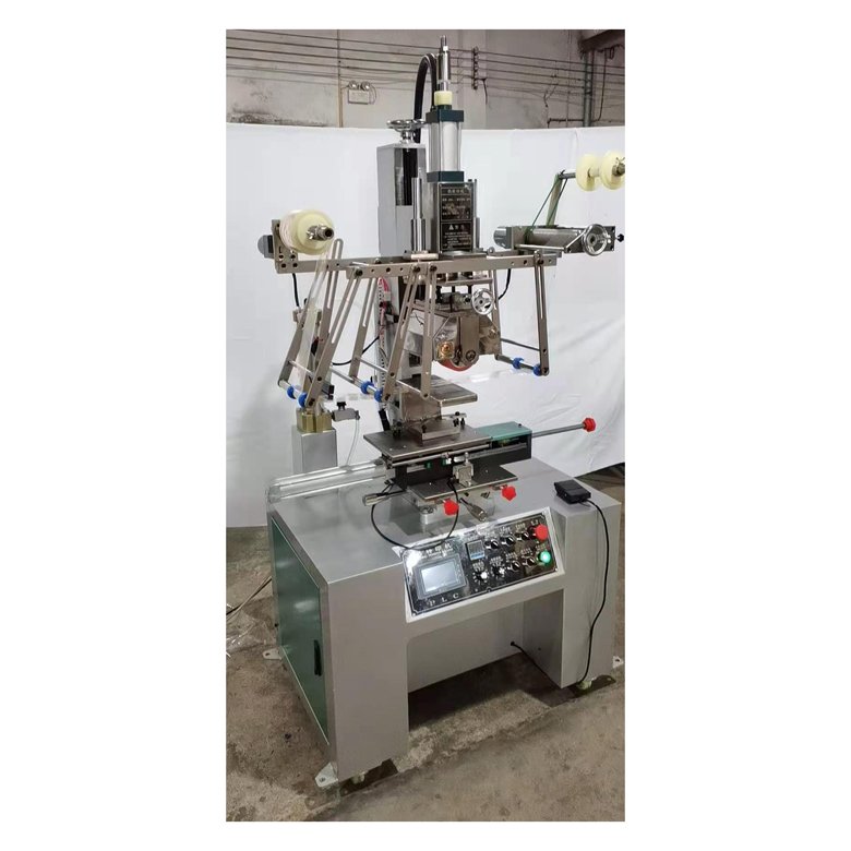 Heat fusion press floating drum thermal transfer machine