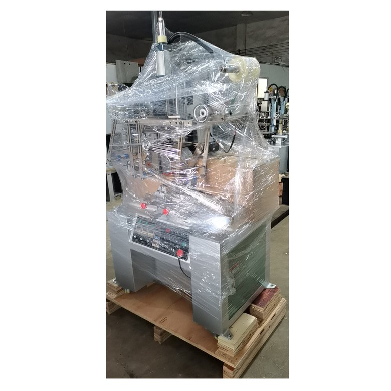 Heat fusion press floating drum thermal transfer machine