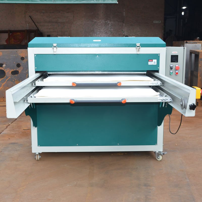 31*39'' large format 1 side 2 stations digital heat press heat transfer printing machine for mouse pad/Yoja mat/towel/shoes